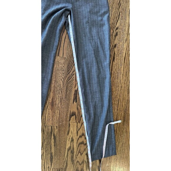 Express Editor Slim Low Rise Stretch Chino Pants Herringbone Black Size 2L EUC - Picture 7 of 10